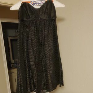 Black , mini, full prom dress